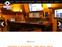 Tablet Screenshot of osceolastudios.com